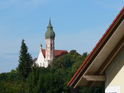 1. Blick auf Andechs